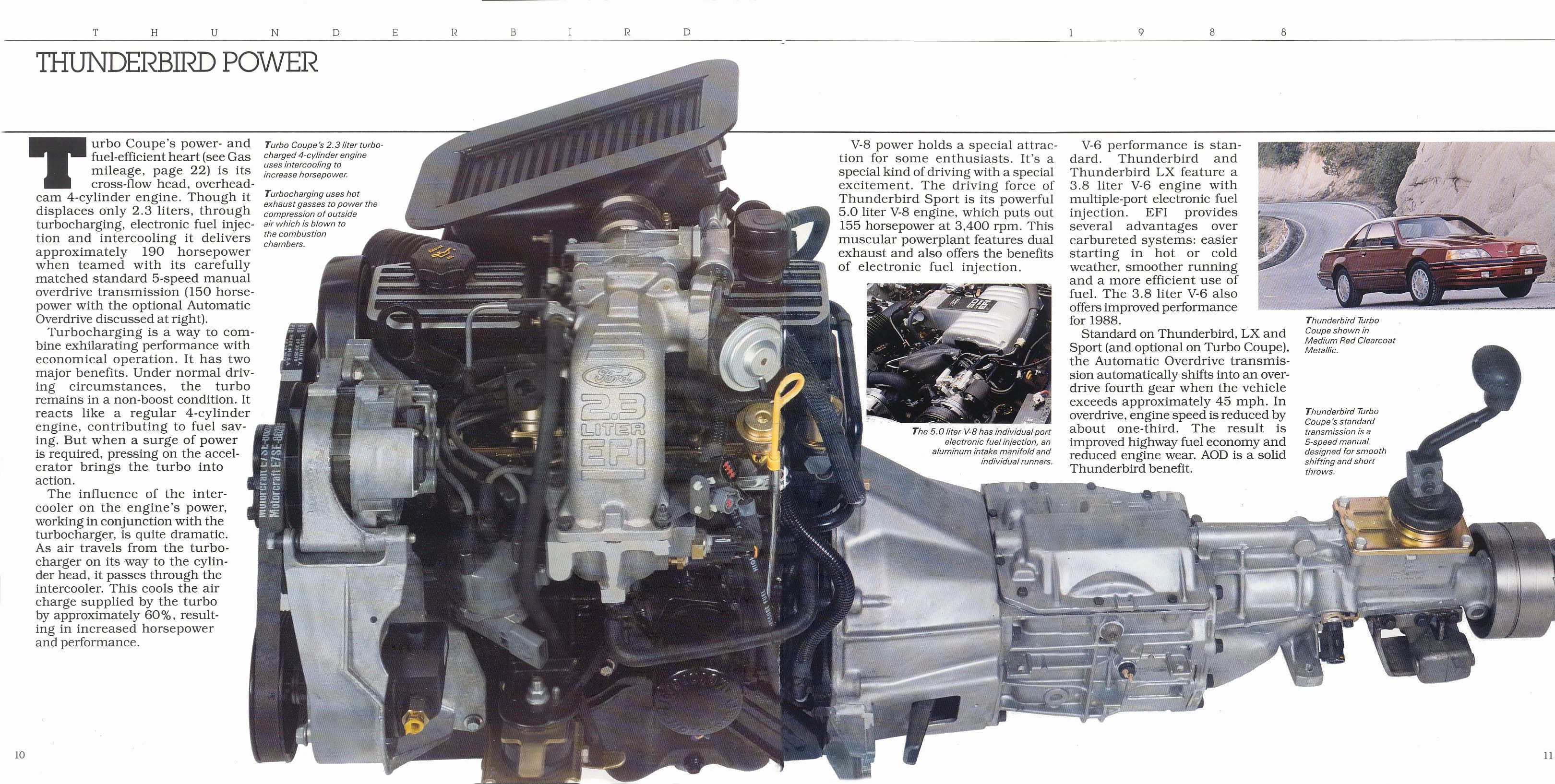 1988 Ford Thunderbird brochure